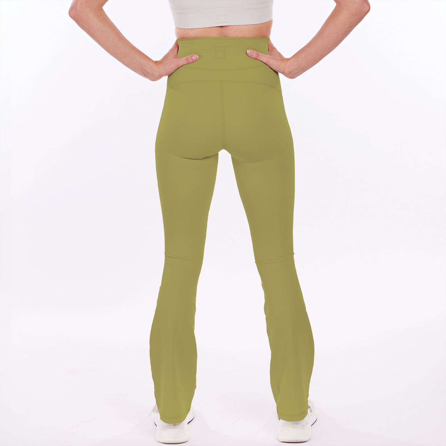 Olive Flare Leggings