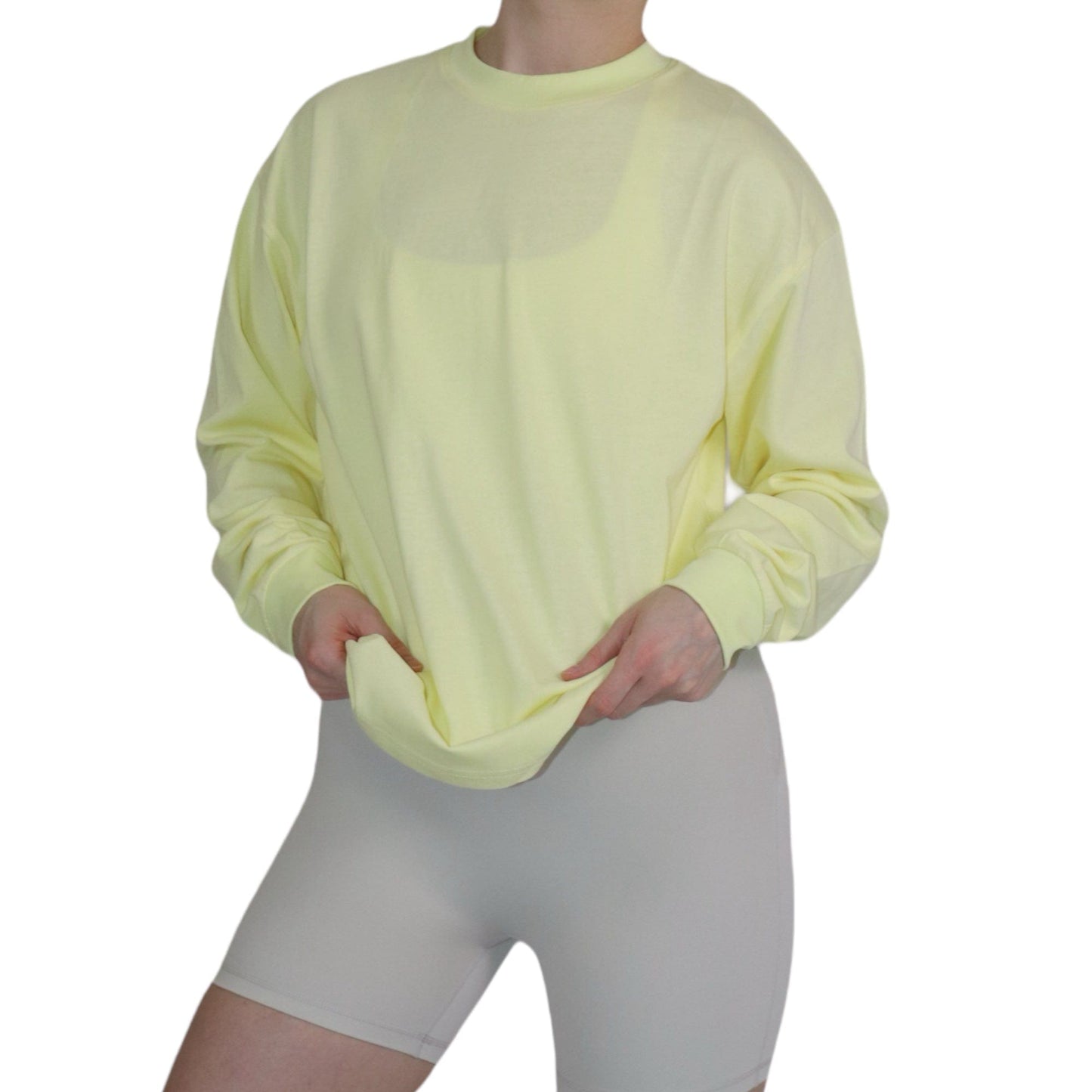 Yellow Close Neck Long Sleeve